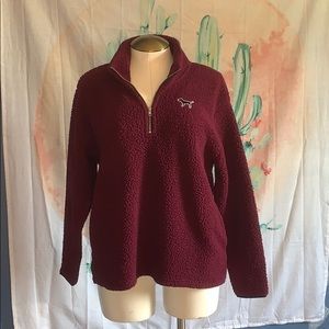 Victoria secret pink fuzzy Sherpa